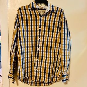 Timberland Plaid Button Down Shirt Size Medium